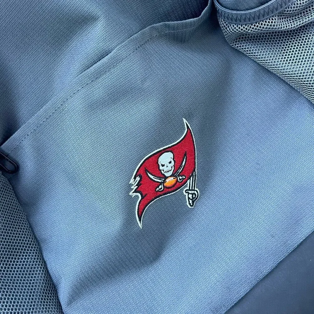 Nike Tampa Bay Buccaneers Backpack Grey Embroidered Laptop Bag Team Issued
